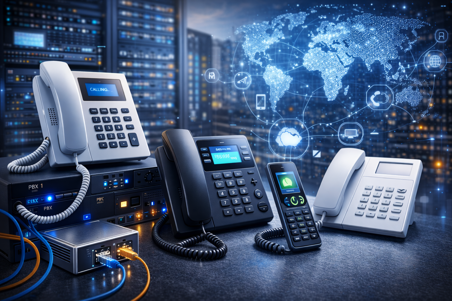 PABX e telefonia